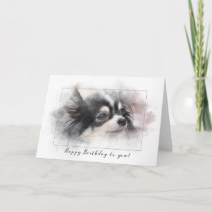Spitzhundegeburtstag Karte