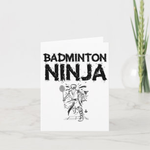 Splash Art Badminton Shuttle Karte