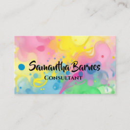 Splash Art Business Card Visitenkarte