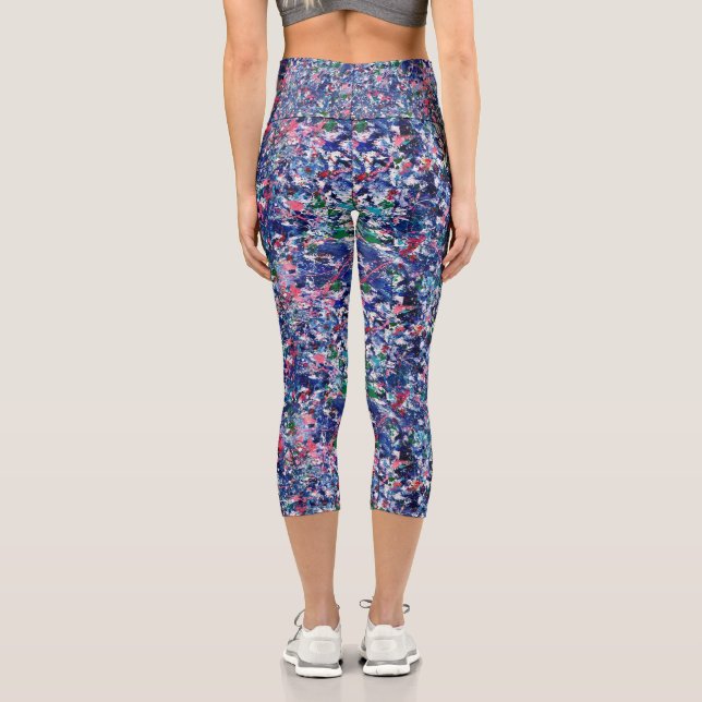 Splash Attacke Capri Leggings (Rückseite)