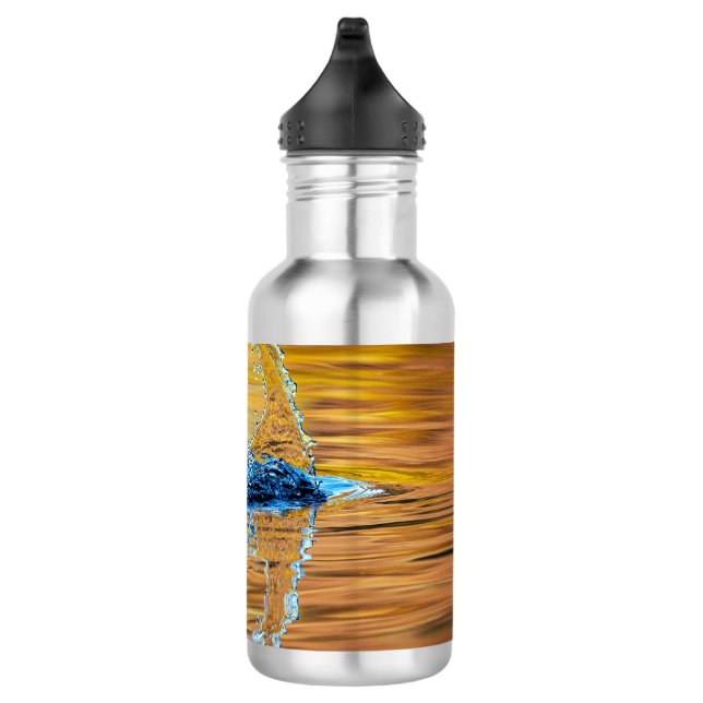 Splash auf einen Fall Abend Edelstahlflasche (Rechts)