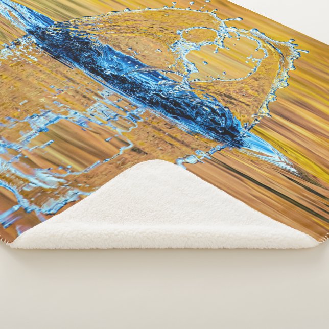 Splash auf einen Fall Abend Sherpadecke (3/4)