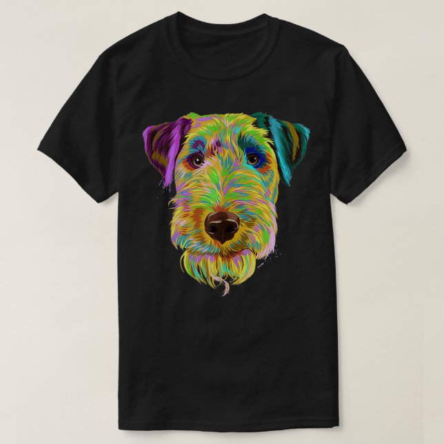 Splash Dog Welsh Terrier T-Shirt (Design vorne)