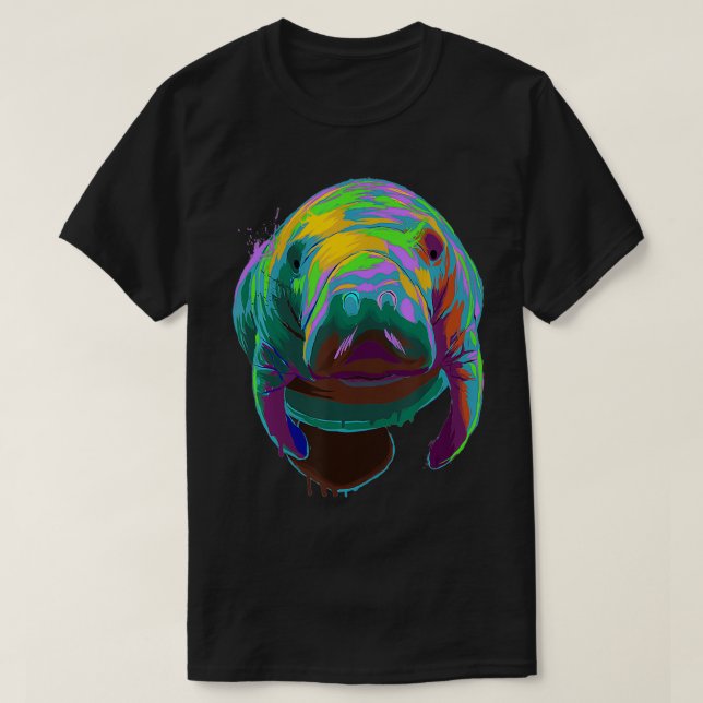 Splash Manatee T-Shirt (Design vorne)