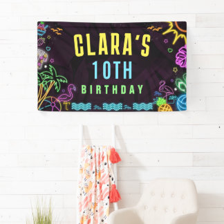 Splash Party glänzend Party Banner