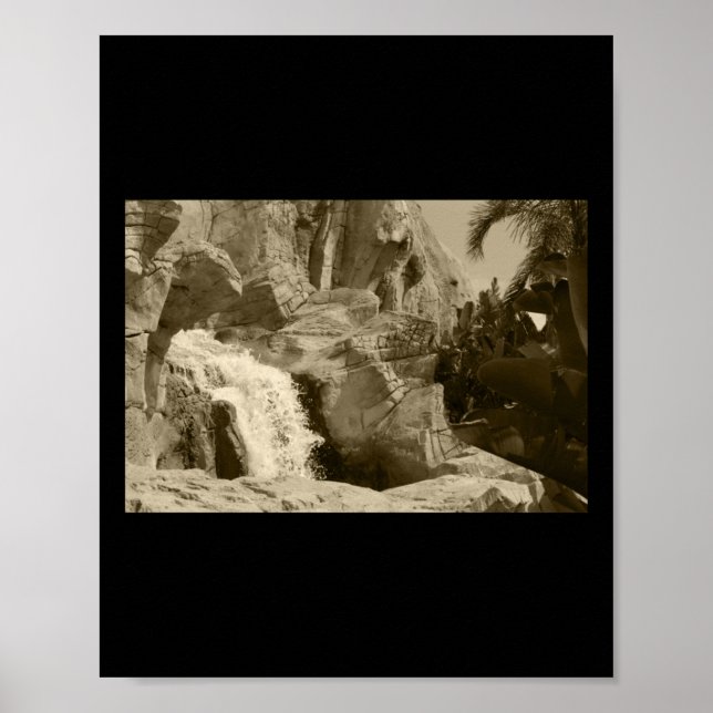 Splash Water Feature Benidorm Bindemittel Aufklebe Poster (Vorne)