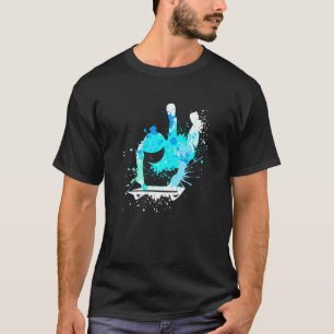 Splash Winter Sport Snow Lue Sled T-Shirt