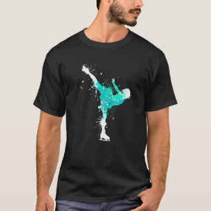 Splash Wintersport Ice Dance Skaten Girl T-Shirt