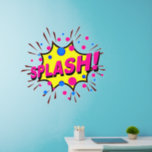 Splash, Yellow Pink Burst, Pop Art 36" Wandaufkleber<br><div class="desc">Splash in Gelb & Rosa - Great Pop Art Wall Decal - - Ändern Sie die Größe dieser Aufkleber durch Ändern der Decal Sheet - 4 Größen - von 12" x 12" auf 36" x 36" - Diese sind auf einem transparenten Hintergrund gedruckt, Sie können aber auf einen halbrunden oder...</div>