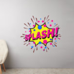 Splash, Yellow Pink Burst, Pop Art 50" Wandaufkleber<br><div class="desc">Splash in Gelb & Rosa - Great Pop Art Wall Decal - - Ändern Sie die Größe dieser Aufkleber durch Ändern der Decal Sheet - 4 Größen - von 12" x 12" auf 36" x 36" - Diese sind auf einem transparenten Hintergrund gedruckt, Sie können aber auf einen halbrunden oder...</div>