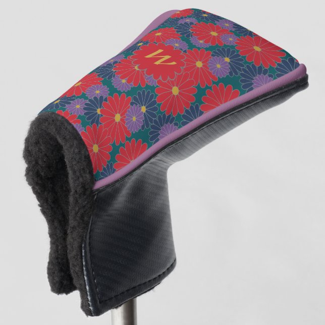 Splasha Fall Floral Putter Abdeckung Golf Headcover (3/4 Vorderseite)