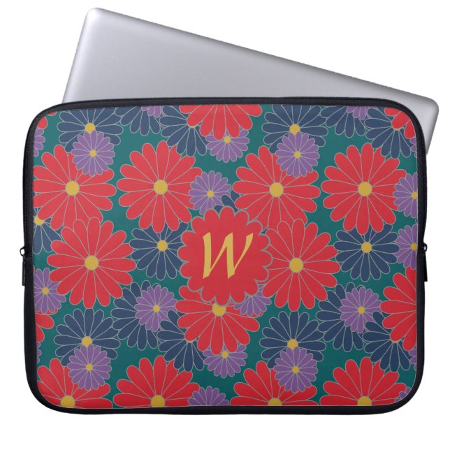 Splasha Fall floraler Laptop-Sieb Laptopschutzhülle (Vorderseite)