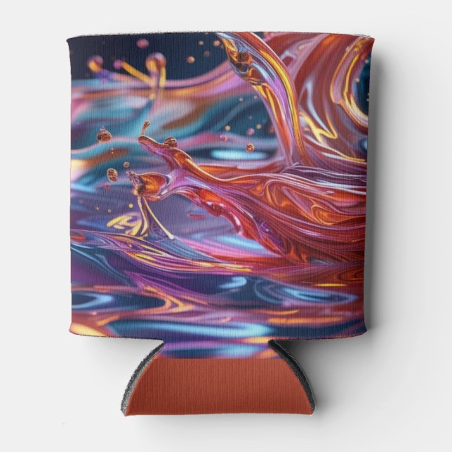 Splashing Color Liquids Dosenkühler (Vorderseite)