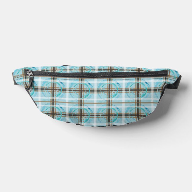 SplashPlaid Brown Fanny Pack Bauchtasche (Ablage )