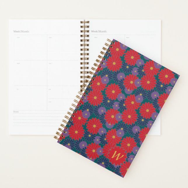 Splashy Fall Floral Planner Planer (Anzeige)