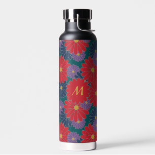 Splashy Fall Floral Trinkflasche