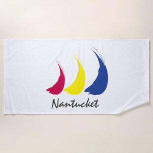 Splashy Sails_Paint-The-Wind_Nantucket Strandtuch
