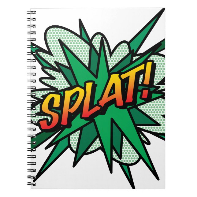 SPLAT Fun Retro Comédie Livre Pop Art (Devant)