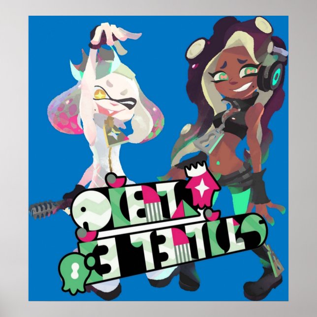 Splatoon 2 aus dem Haken Poster (Vorne)