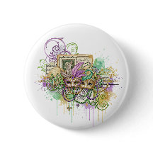 Splatter Mardi Gras collage