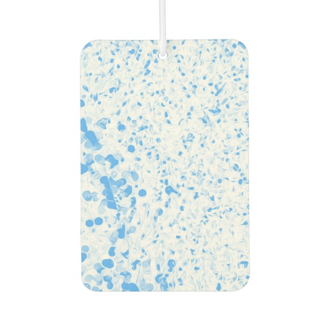 Splatter Texture - Blue Autolufterfrischer (Vorderseite)