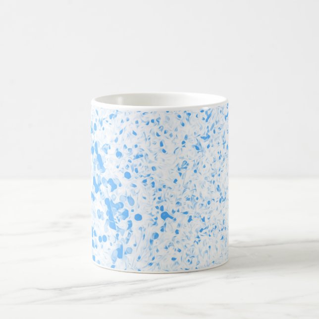 Splatter Texture - Blue Kaffeetasse (Mittel)