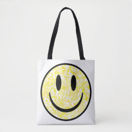 Splattered Smile Face Tasche