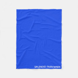 Splendid Fairywren Blue Color Name Fleecedecke