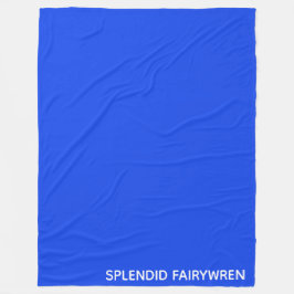 Splendid Fairywren Blue Color Name Fleecedecke