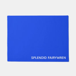 Splendid Fairywren Blue Color Name Fußmatte