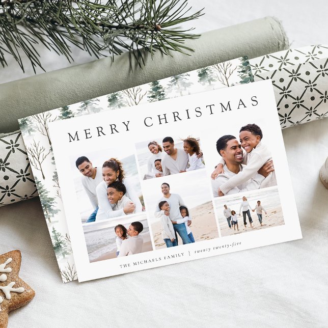 Splendor d'hiver | Carte de collage photo de vacan (Créateur téléchargé)