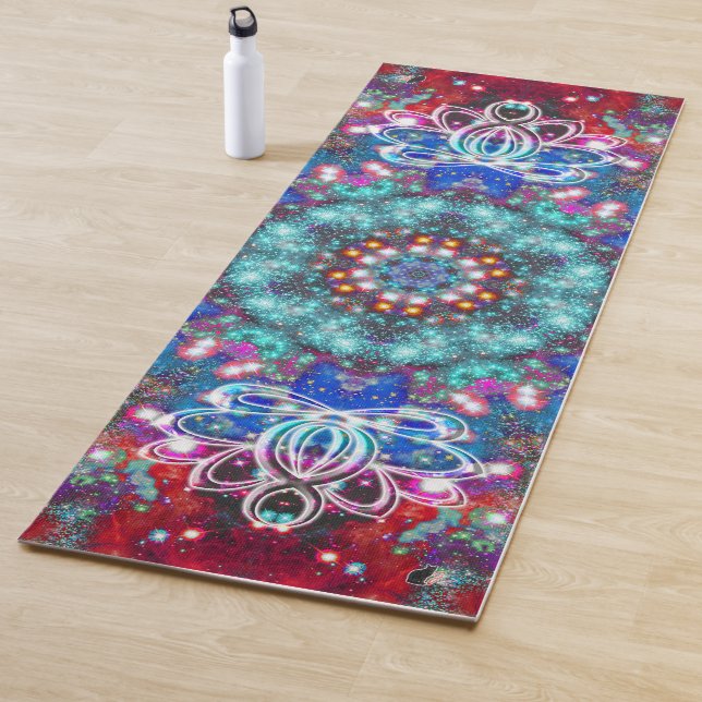 Splendorous Zen Lotus Star Kaleid Yogamatte (Beispiel)