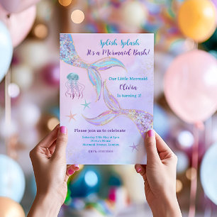 Splish Splash C'est une invitation à une soirée si