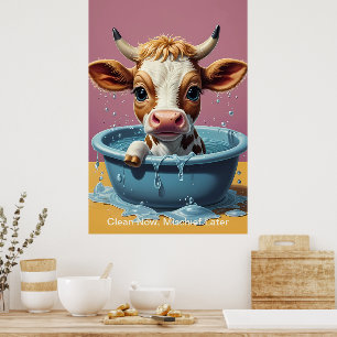 Splish Splash Cute Funny Posters avec citations