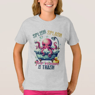 Splish Splash Ihre Meinung ist Abfallmeme T-Shirt