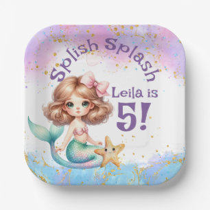 Splish Splash Mermaid Party Paper Teller