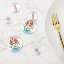 Splish Splash Mermaid Schlichtes Party Table Confe