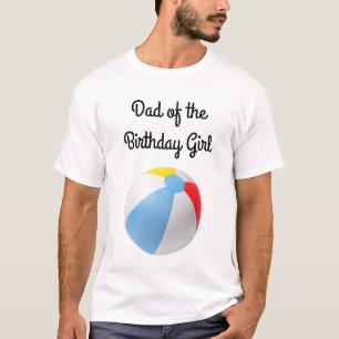 Splish Splash Pool Geburtstagsparty Vater T - Shir T-Shirt