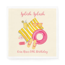 Splish Splash Pool Party Bash Birthday