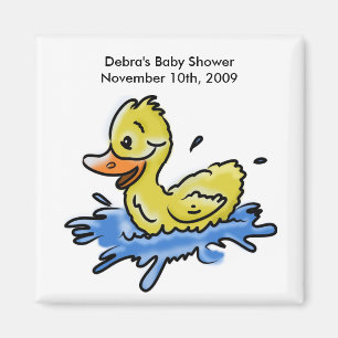 Splish Spritzen-Enten-Babyparty-Bevorzugungsmagnet Magnet