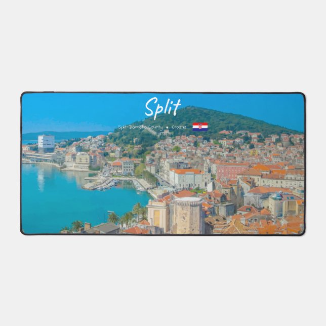 Split, Croatie - Ville côtière (Recto)