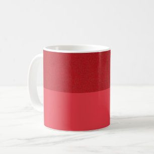 Split Design Mug in Bold Tomato Red - Personnalisa