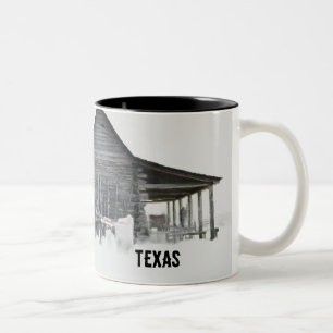 Split-Eisenbahnzaun Zweifarbige Tasse