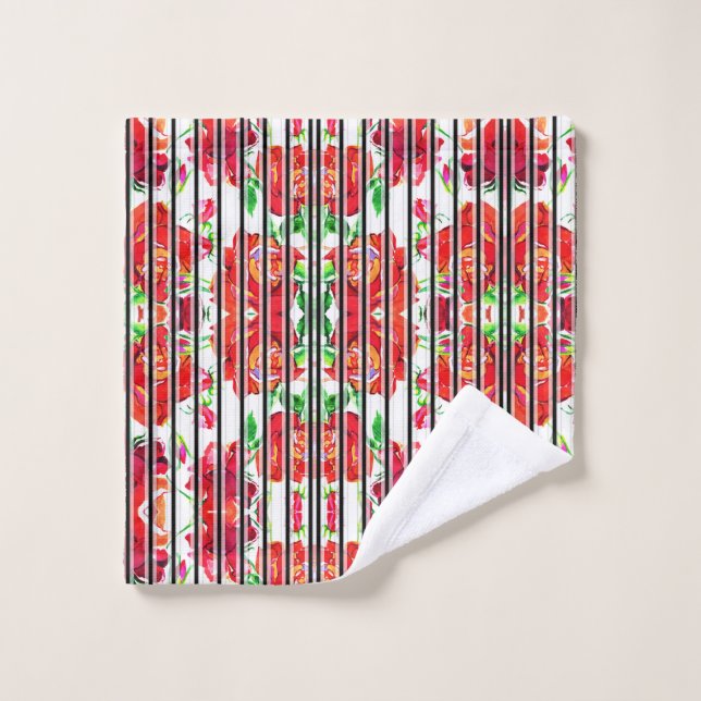 Split image with two designs waschlappen (Waschlappen)