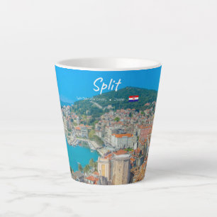 Split, Kroatien - Kleine Küstenstadt Milchtasse