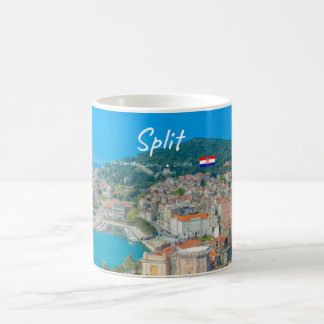Split, Kroatien - Küstenstadt Kaffeetasse