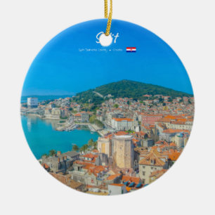 Split, Kroatien - Küstenstadt Keramik Ornament