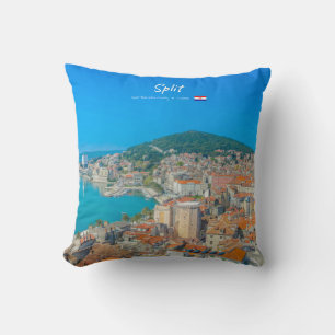 Split, Kroatien - Küstenstadt Kissen