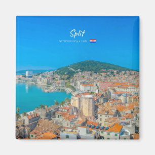 Split, Kroatien - Küstenstadt Magnet