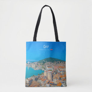 Split, Kroatien - Küstenstadt Tasche